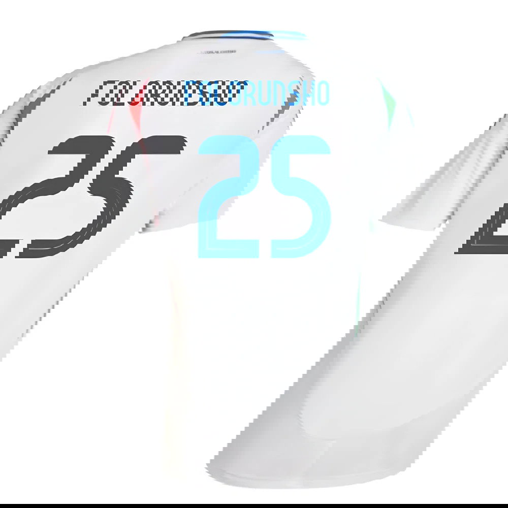 2024-2025 Italy Away Shirt (FOLORUNSHO 25)