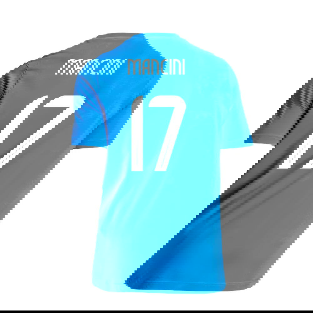 2024-2025 Italy DNA Graphic Tee (Blue) (MANCINI 17)