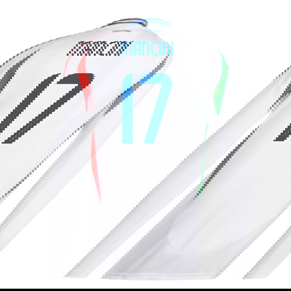 2024-2025 Italy Long Sleeve Away Shirt (MANCINI 17)