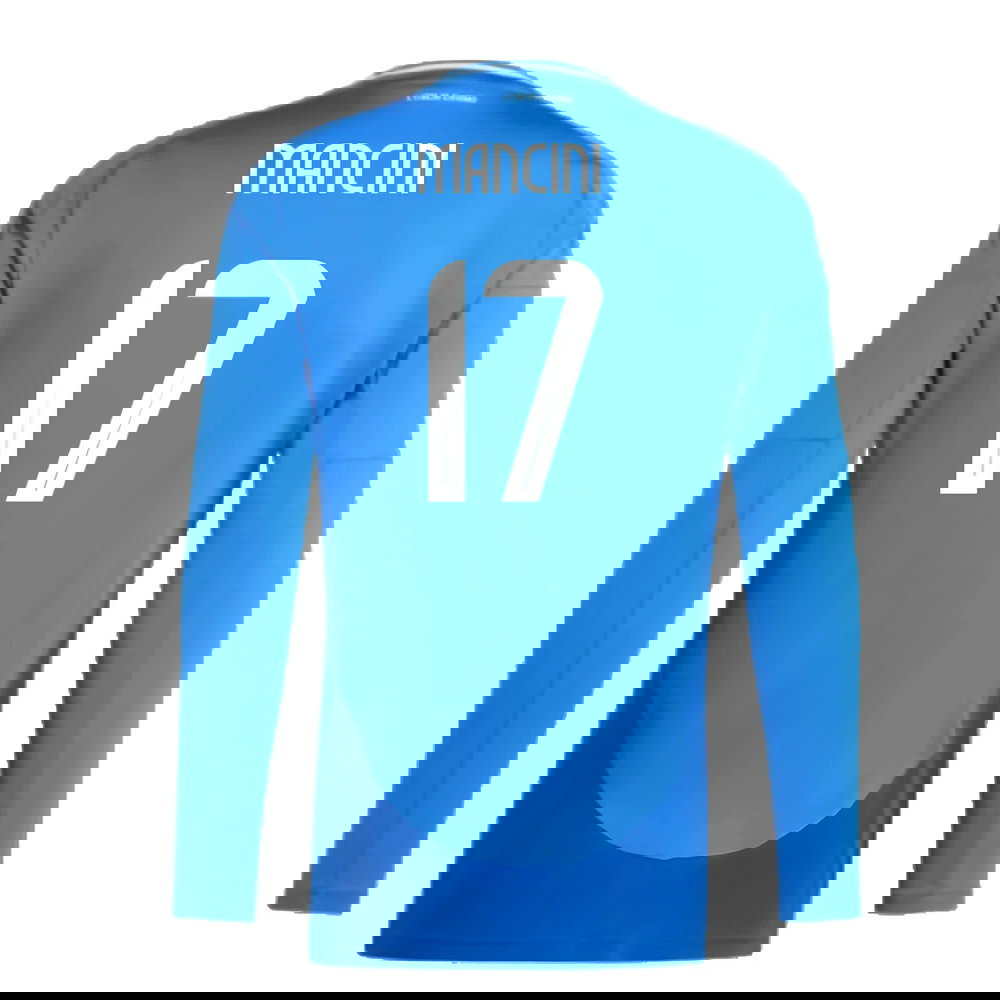 2024-2025 Italy Long Sleeve Home Shirt (MANCINI 17)