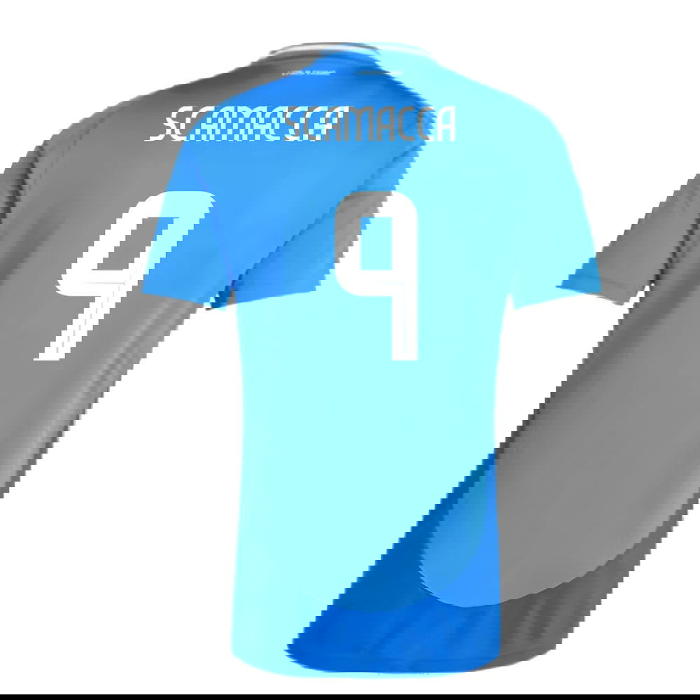 2024-2025 Italy Home Shirt (SCAMACCA 9)