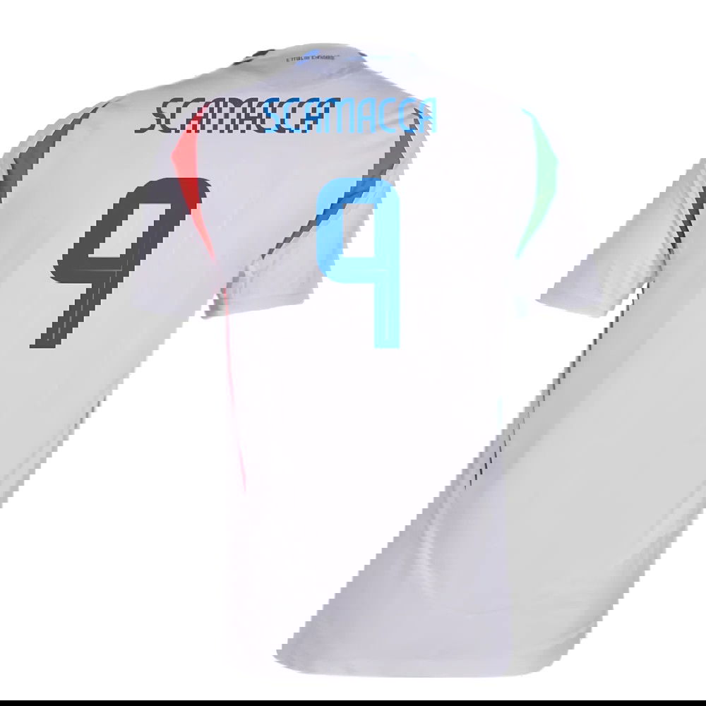 2024-2025 Italy Authentic Away Shirt (SCAMACCA 9)