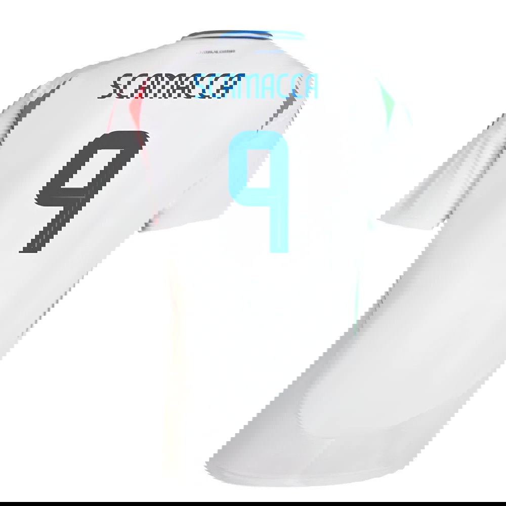 2024-2025 Italy Away Shirt (SCAMACCA 9)