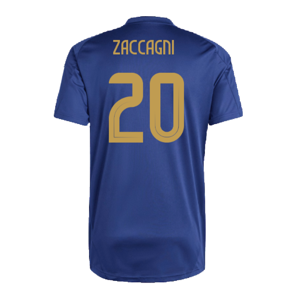 2024-2025 Italy Training Tee (Navy) (ZACCAGNI 20)