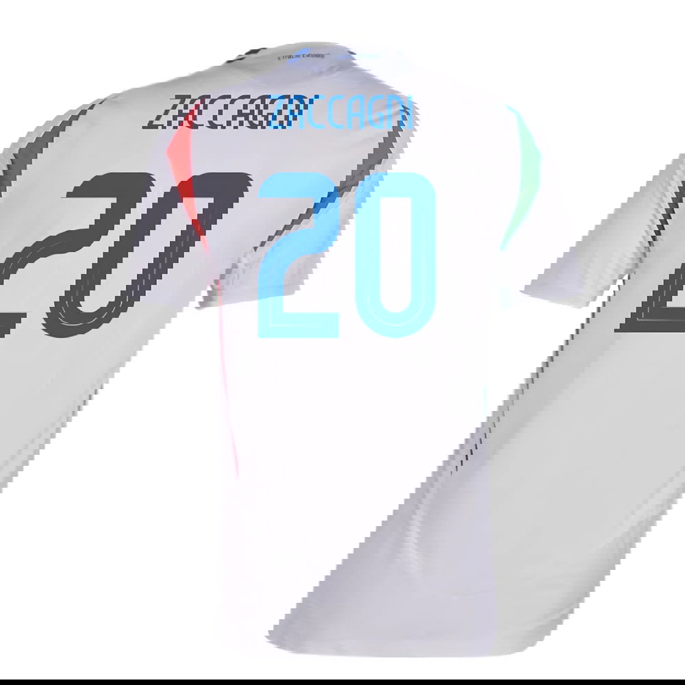 2024-2025 Italy Authentic Away Shirt (ZACCAGNI 20)