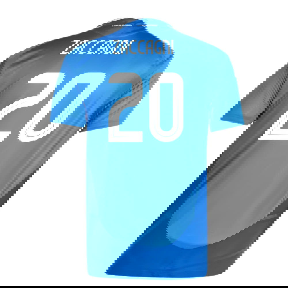 2024-2025 Italy Authentic Home Shirt (ZACCAGNI 20)