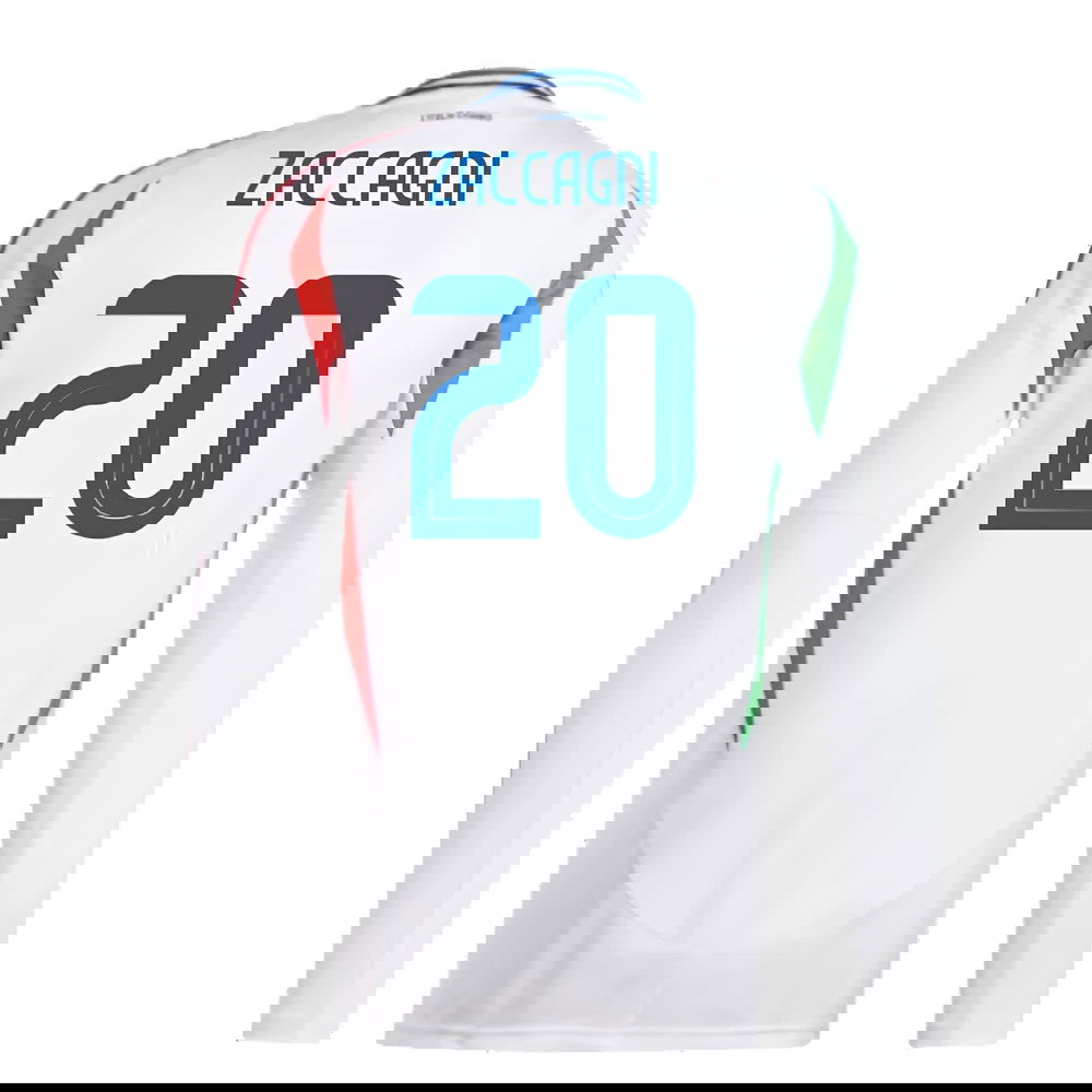 2024-2025 Italy Long Sleeve Away Shirt (ZACCAGNI 20)