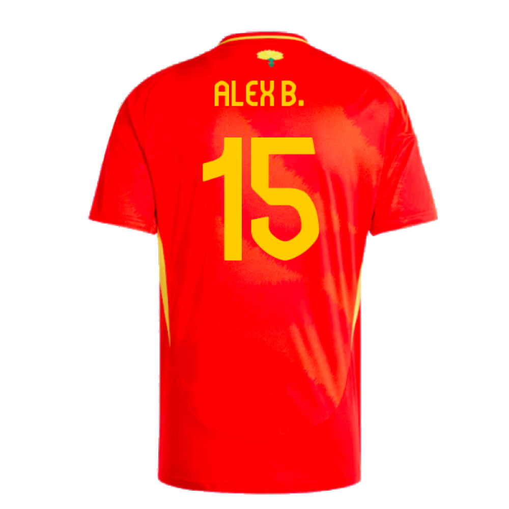 2024-2025 Spain Home Shirt (Alex B. 15)