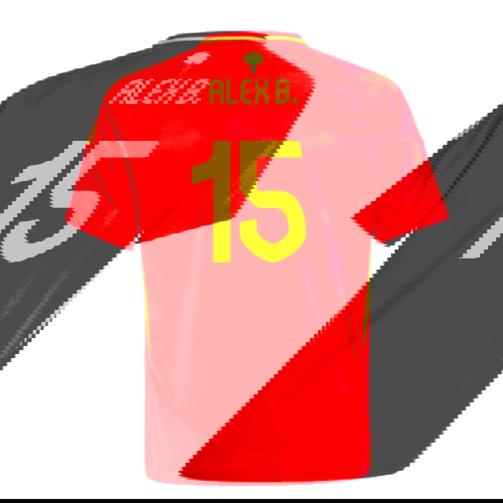2024-2025 Spain Home Shirt (Kids) (Alex B. 15)