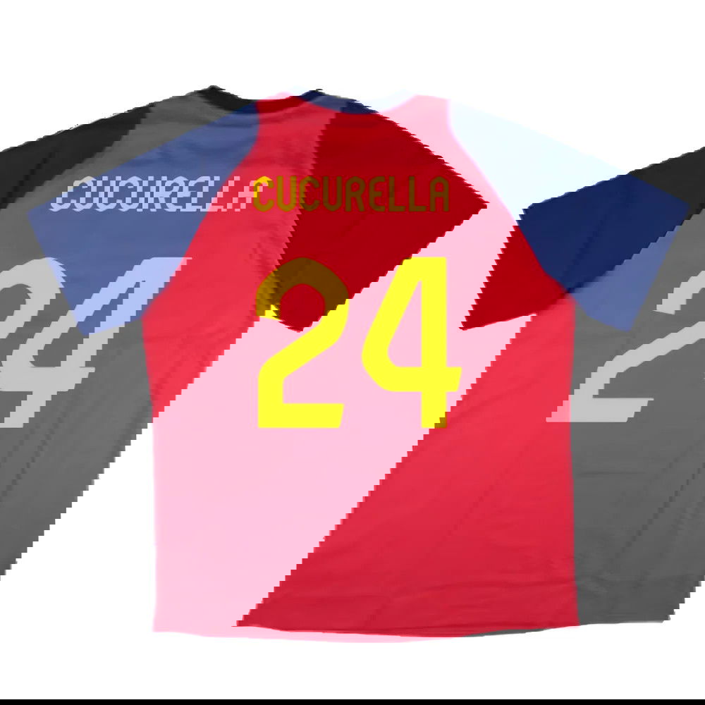 2024-2025 Spain Training Tee (Red) (Cucurella 24)
