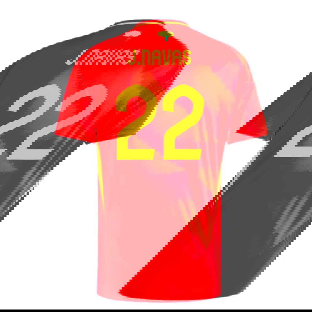2024-2025 Spain Home Shirt (J.Navas 22)