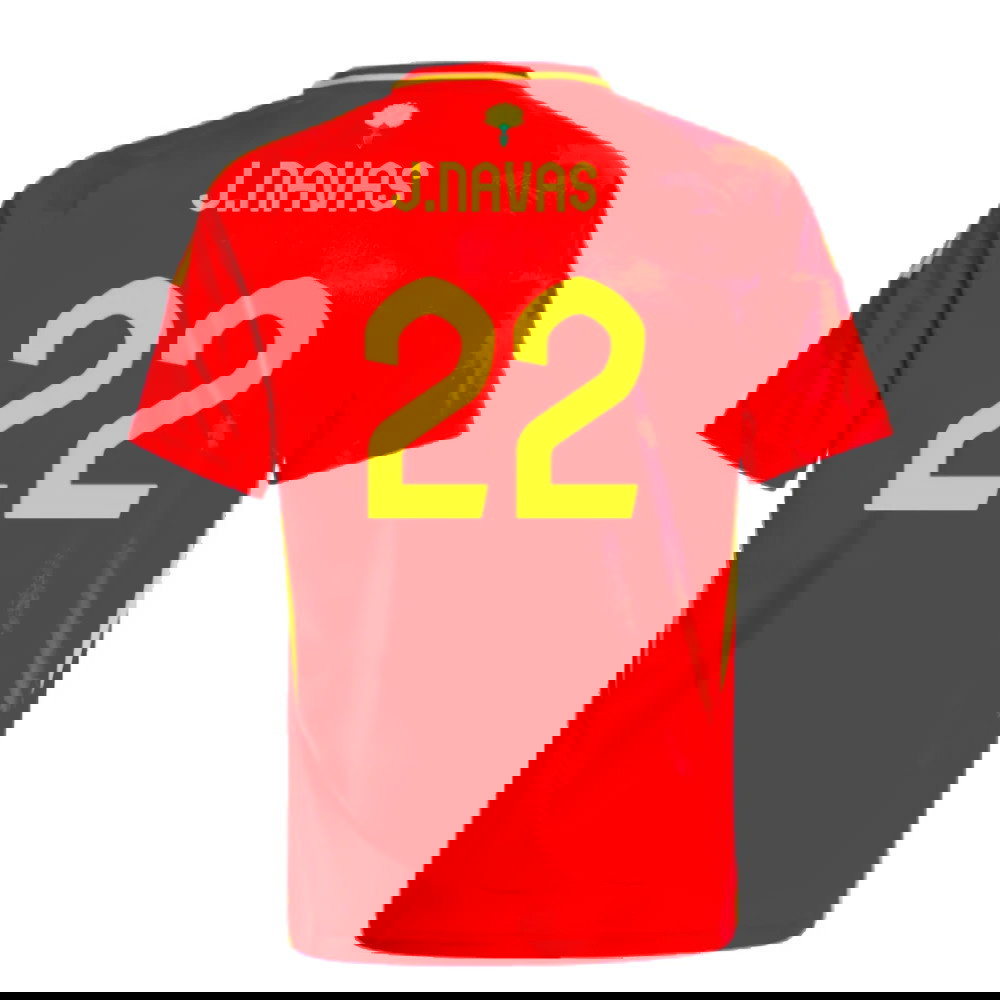 2024-2025 Spain Home Shirt (Kids) (J.Navas 22)
