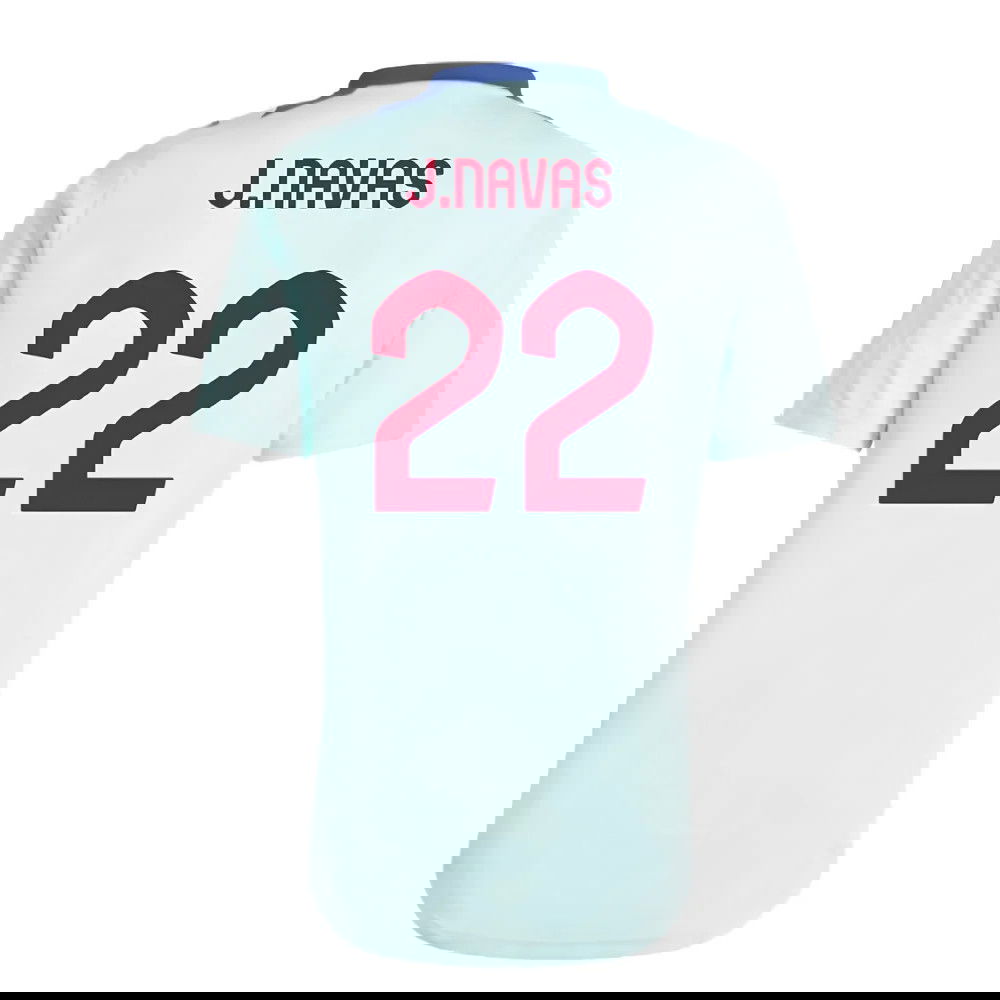 2024-2025 Spain Training Jersey (Halo Mint) (J.Navas 22)