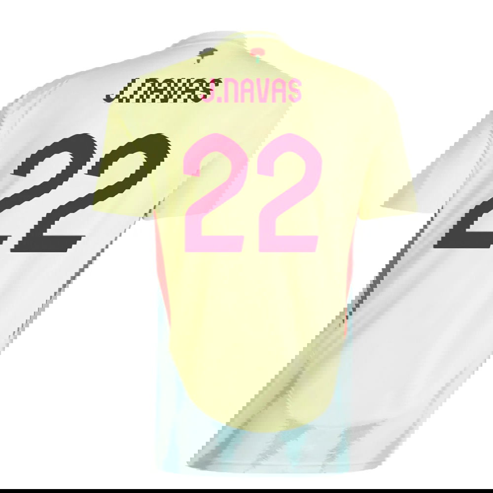 2024-2025 Spain Away Shirt (Ladies) (J.Navas 22)