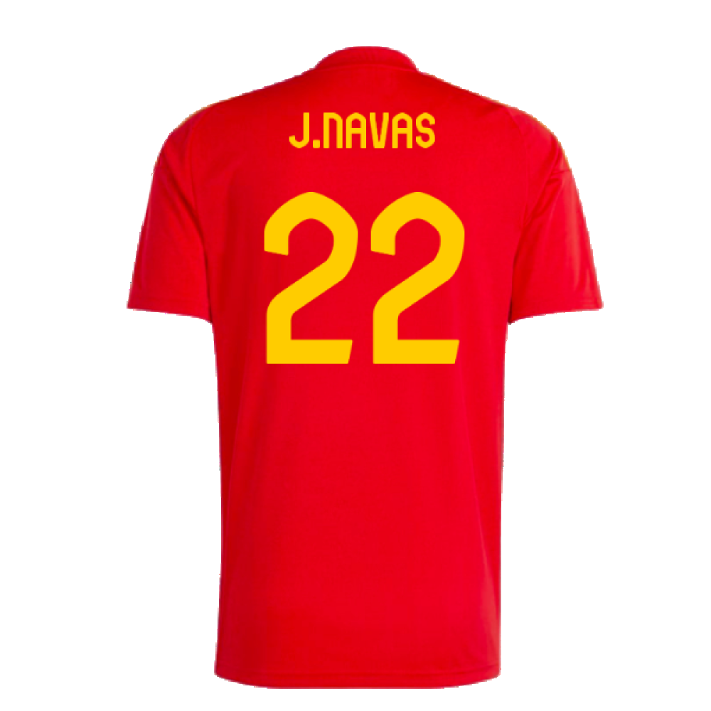 2024-2025 Spain Home Fan Jersey (J.Navas 22)