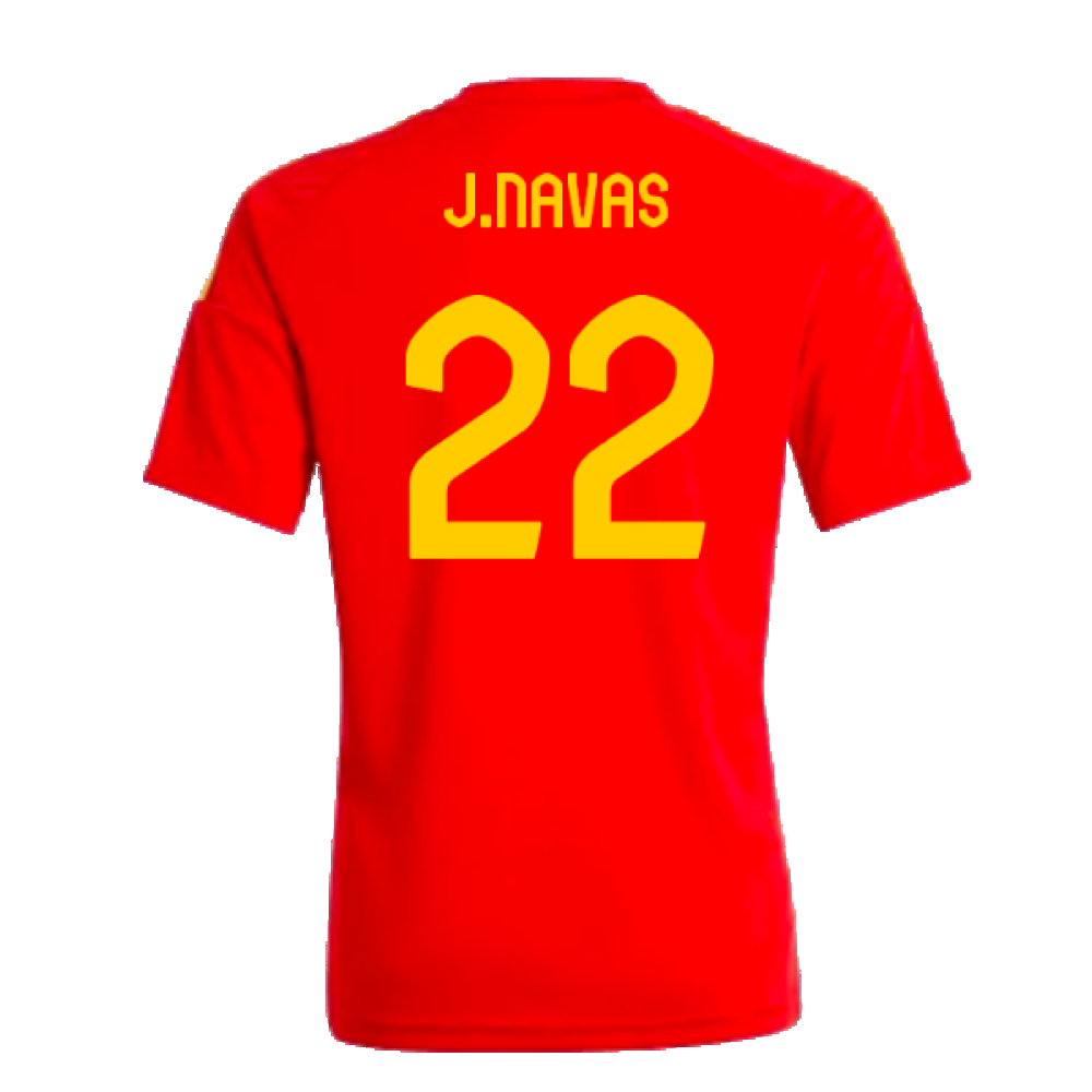 2024-2025 Spain Home Fan Shirt (Kids) (J.Navas 22)