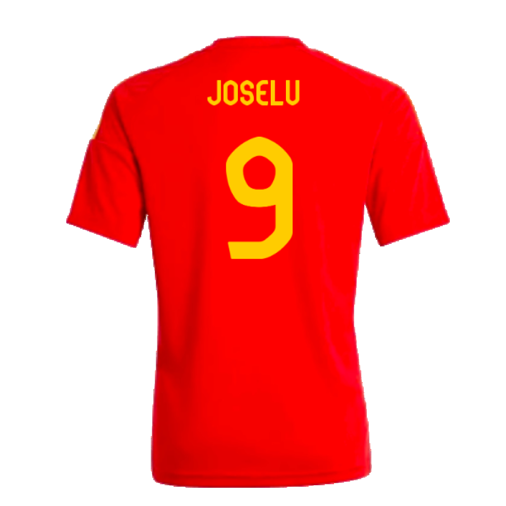 2024-2025 Spain Home Fan Shirt (Kids) (Joselu 9)