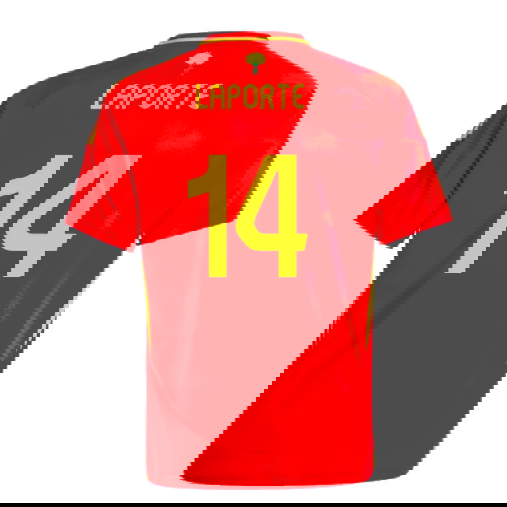 2024-2025 Spain Home Shirt (Kids) (Laporte 14)