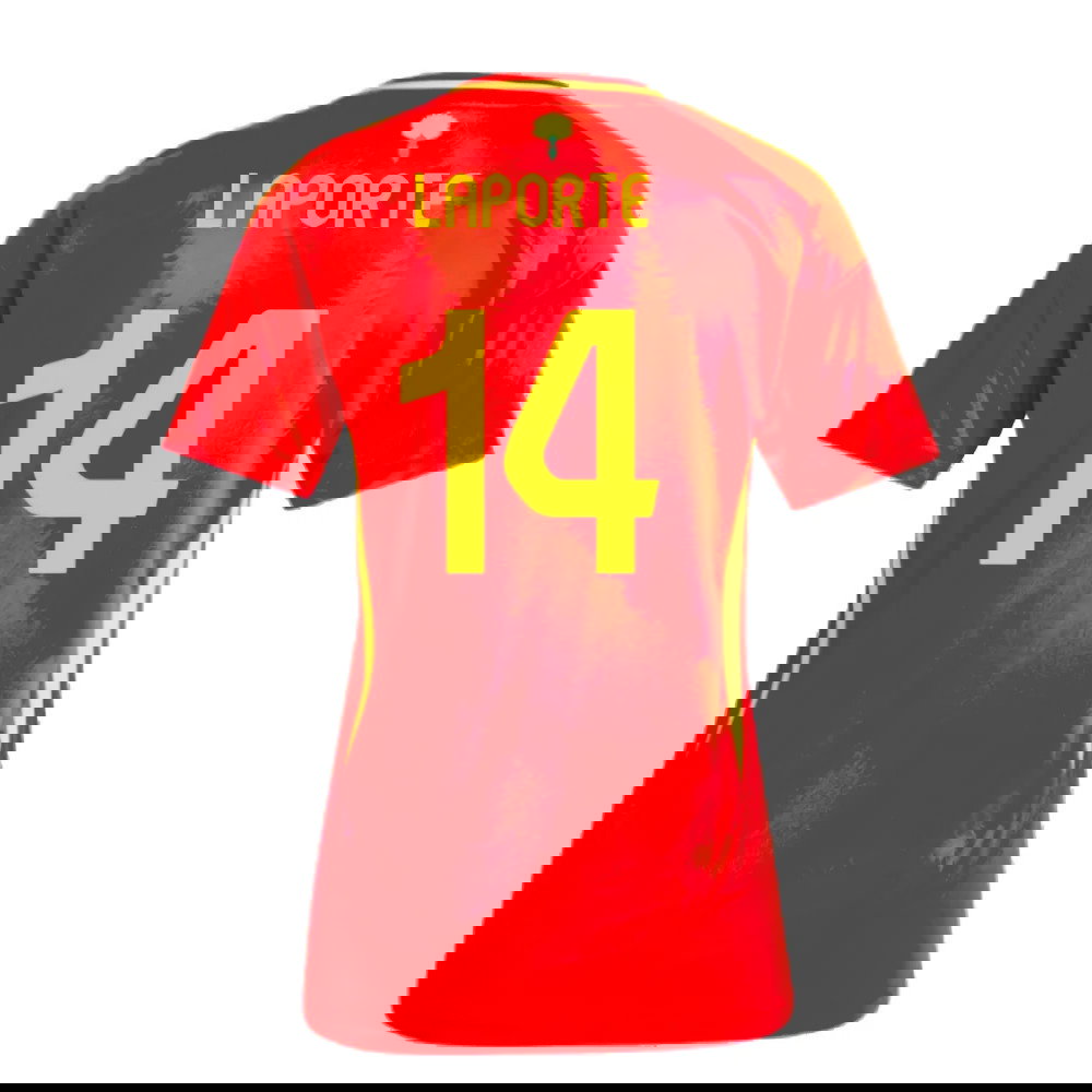 2024-2025 Spain Home Shirt (Ladies) (Laporte 14)