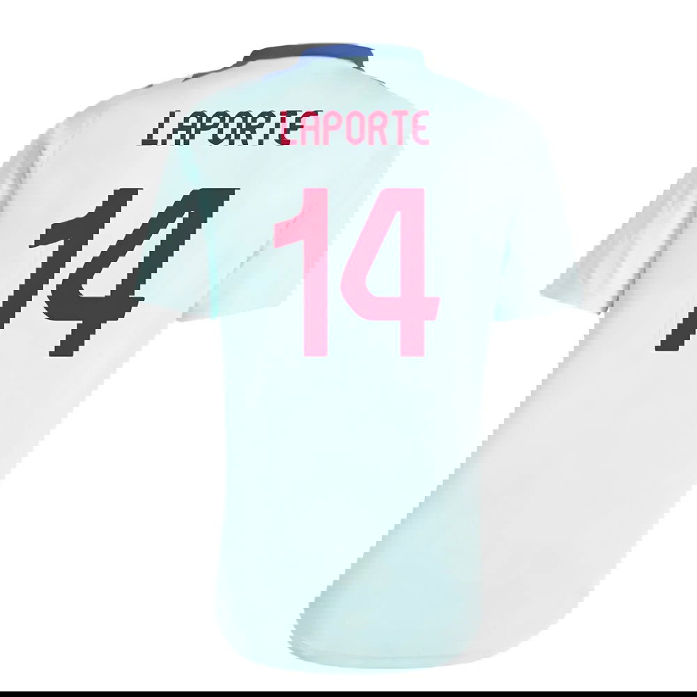 2024-2025 Spain Training Jersey (Halo Mint) (Laporte 14)