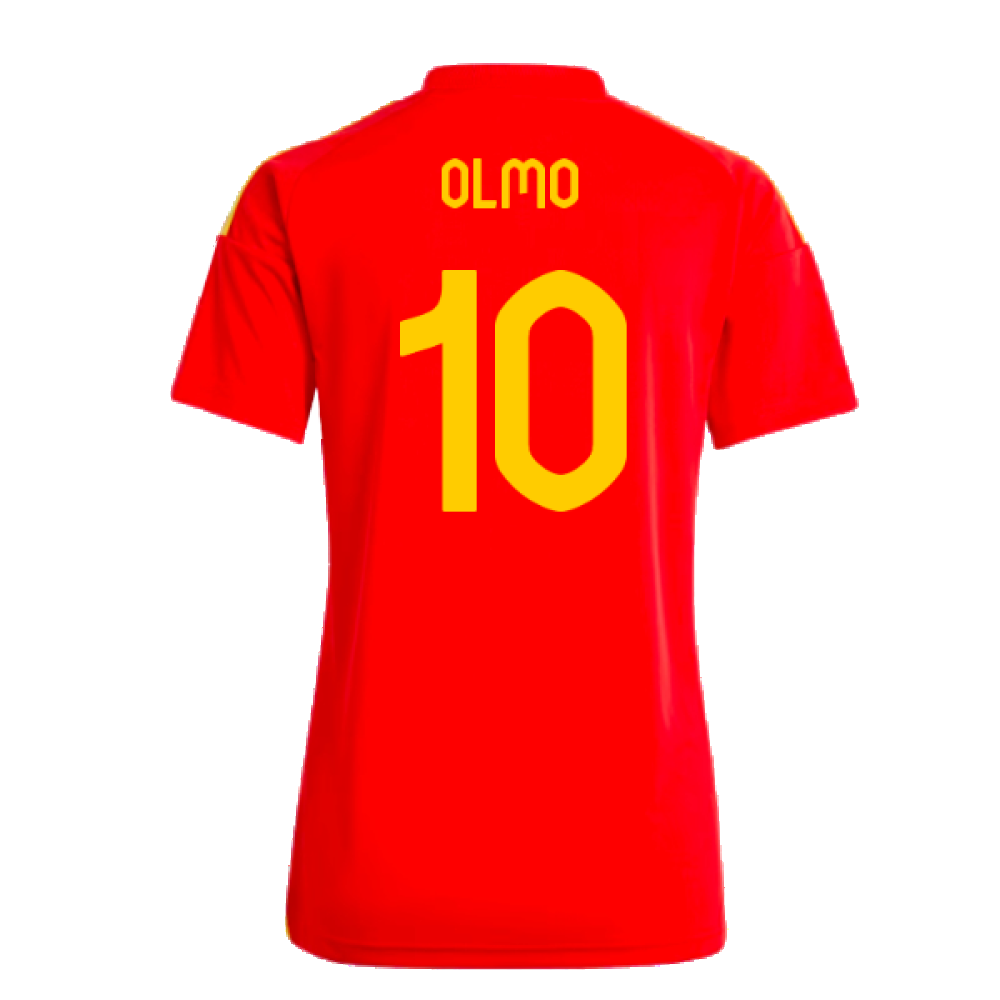 2024-2025 Spain Home Fan Shirt (Ladies) (Olmo 10)