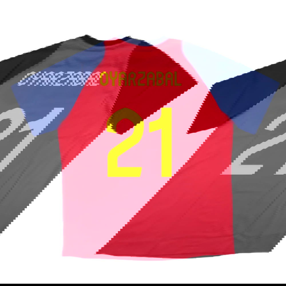 2024-2025 Spain Training Tee (Red) (Oyarzabal 21)