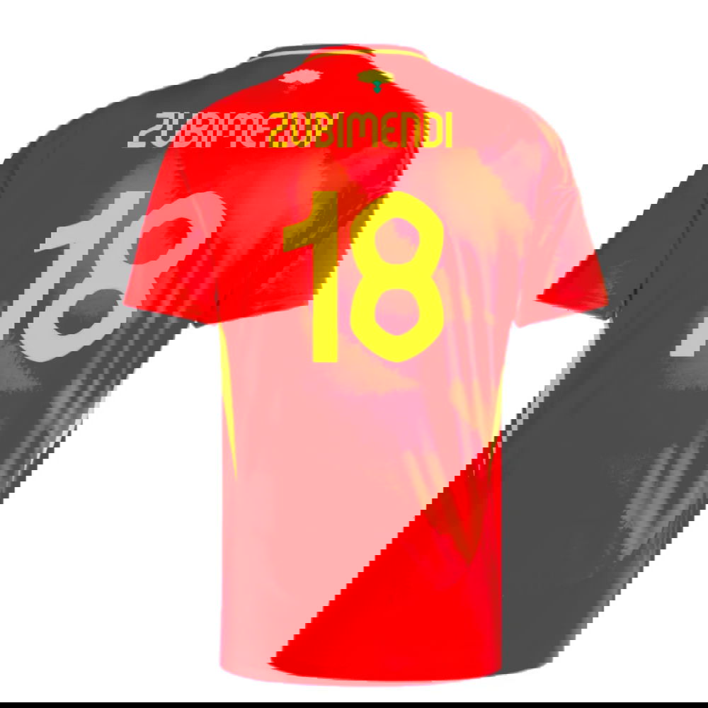 2024-2025 Spain Home Shirt (Zubimendi 18)