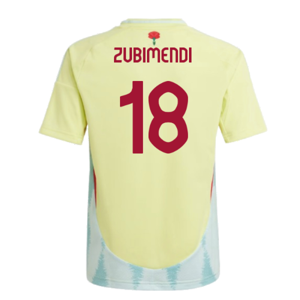 2024-2025 Spain Away Shirt (Kids) (Zubimendi 18)