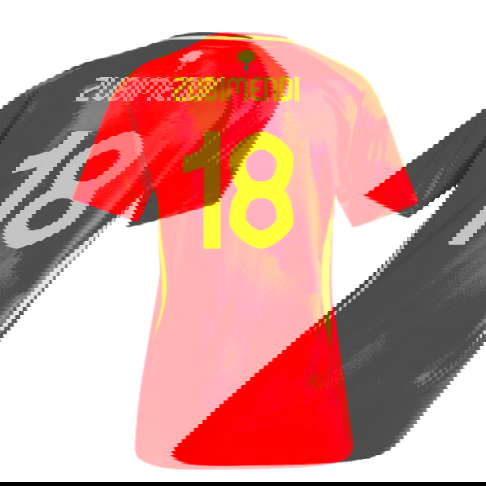 2024-2025 Spain Home Shirt (Ladies) (Zubimendi 18)