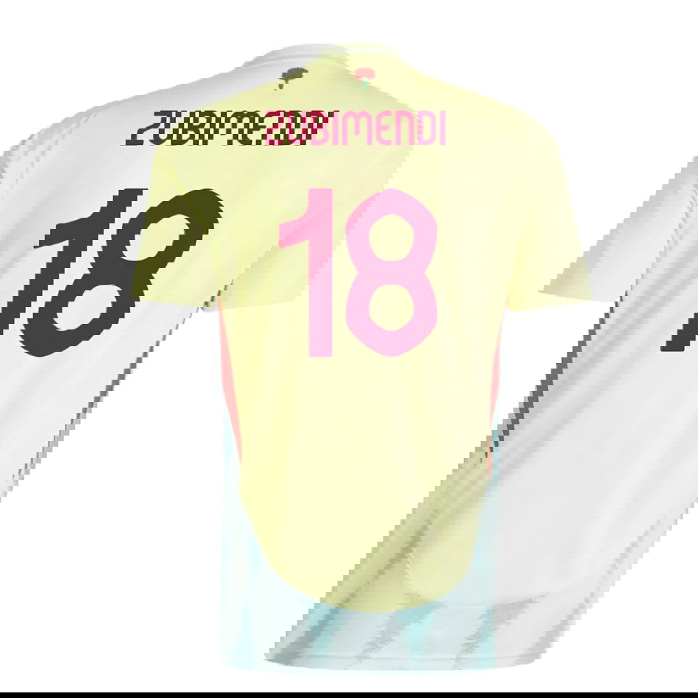 2024-2025 Spain Away Shirt (Zubimendi 18)