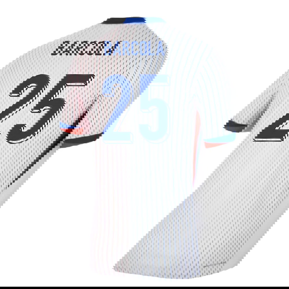 2024-2025 France Away Dri-ADV Match Shirt (Barcola 25)