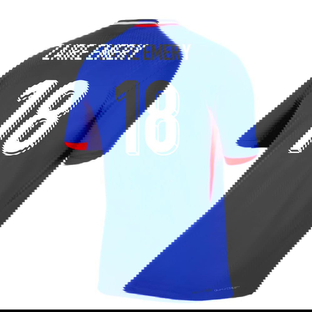 2024-2025 France Dri-FIT ADV Match Home Shirt (Zaire Emery 18)