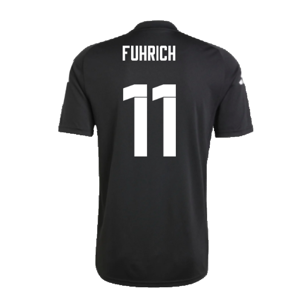 2024-2025 Germany Pre-Match Shirt (Black) (Fuhrich 11)