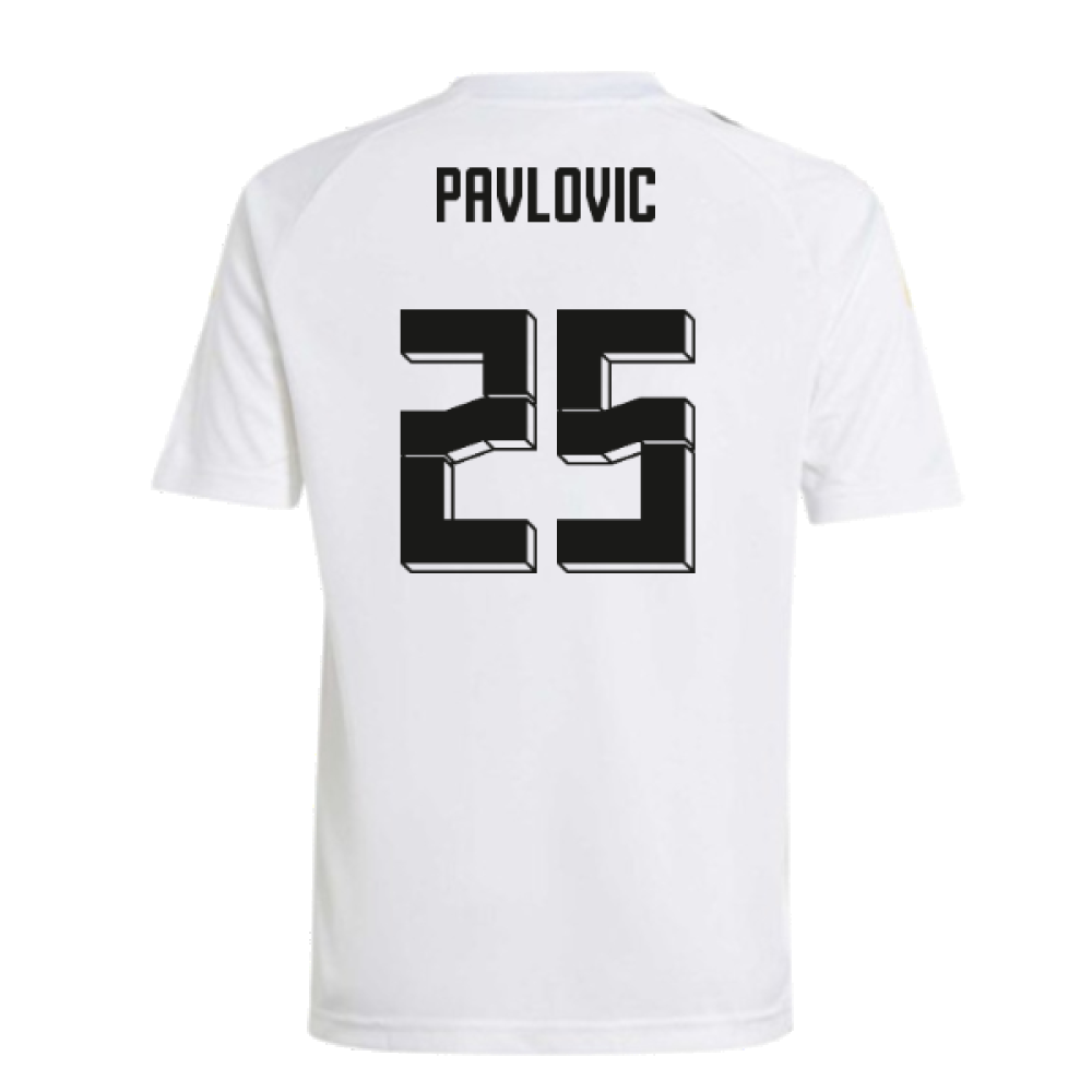 2024-2025 Germany Home Fan Shirt (Kids) (Pavlovic 25)
