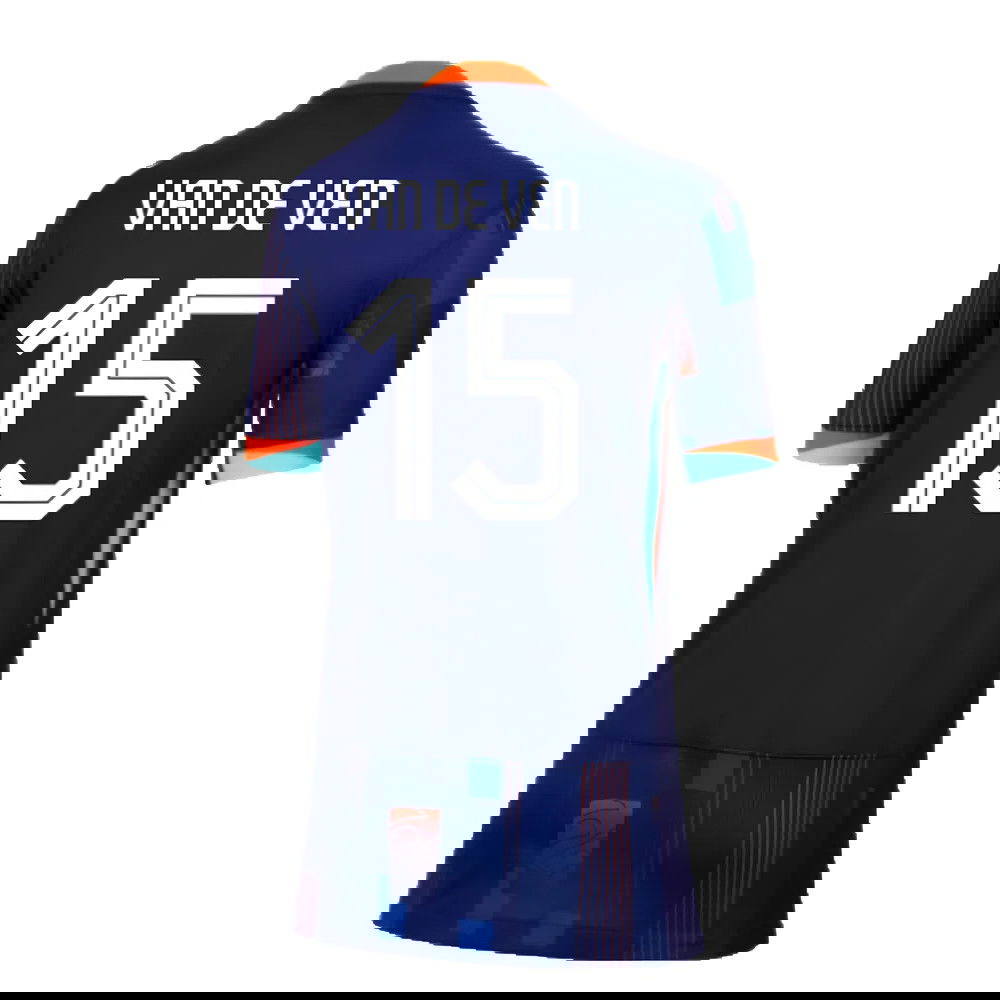 2024-2025 Netherlands Away Shirt (Kids) (Van De Ven 15)