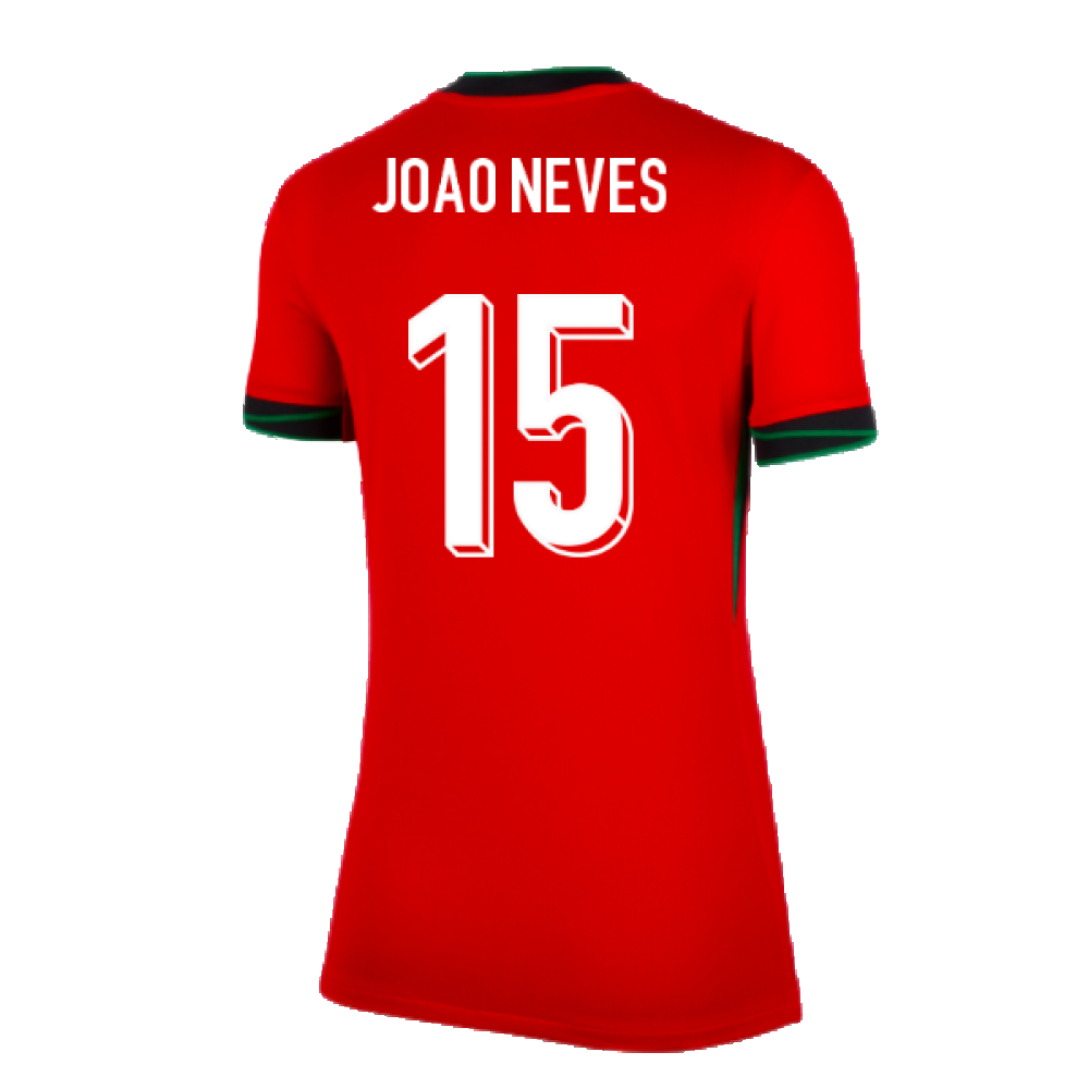 2024-2025 Portugal Home Shirt (Womens) (Joao Neves 15)