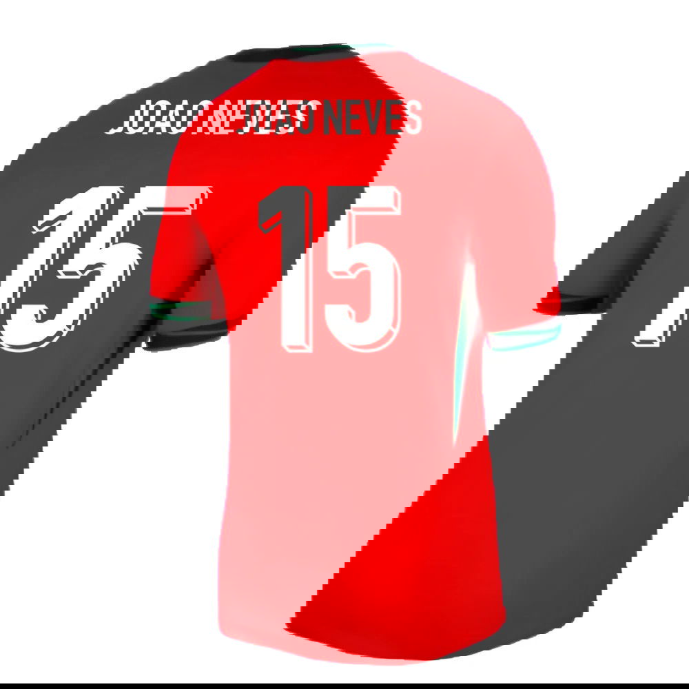 2024-2025 Portugal Home Shirt (Joao Neves 15)