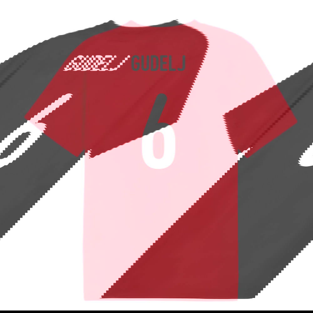 2024-2025 Serbia Pre-Match Jersey (Dark Cherry) (Gudelj 6)