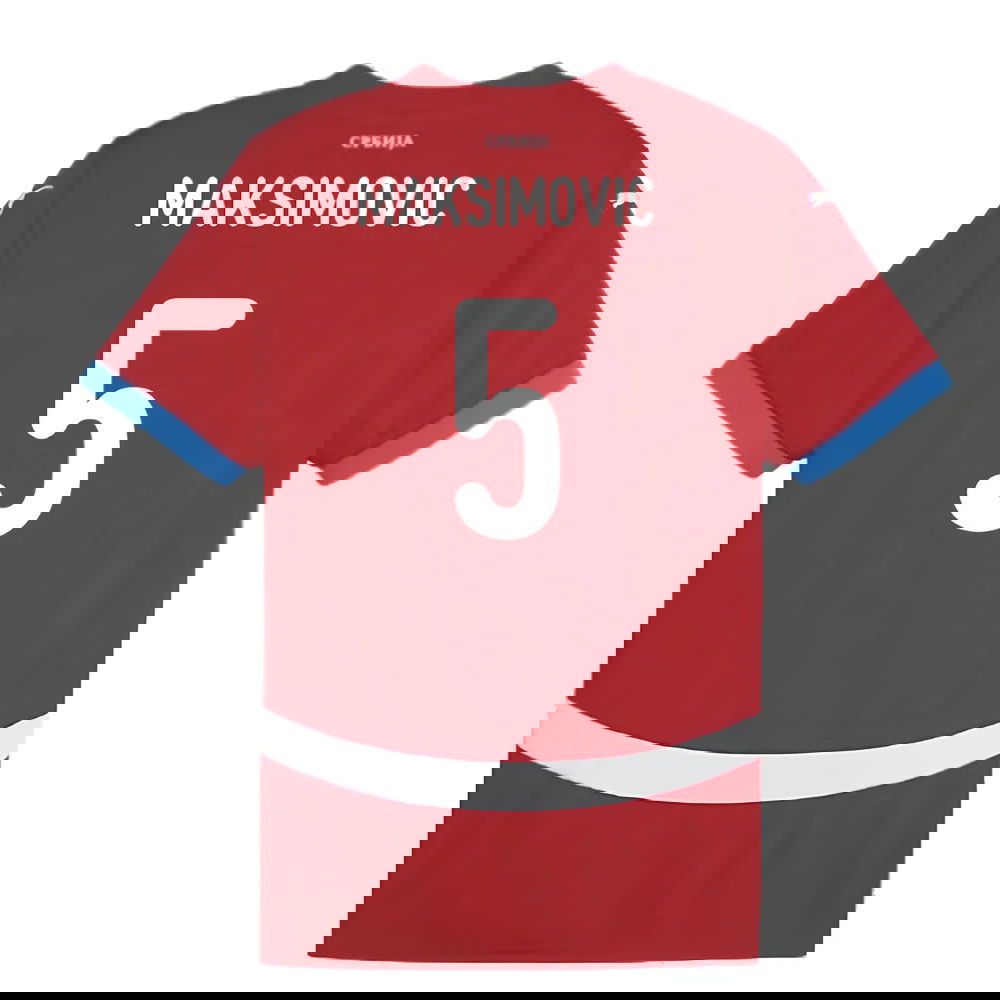 2024-2025 Serbia Home Shirt (Maksimovic 5)