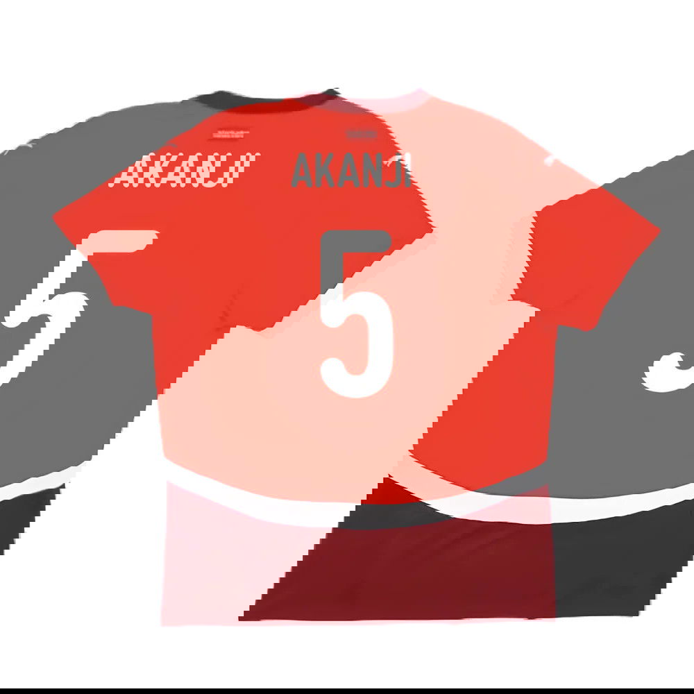 2024-2025 Switzerland Home Shirt (Akanji 5)