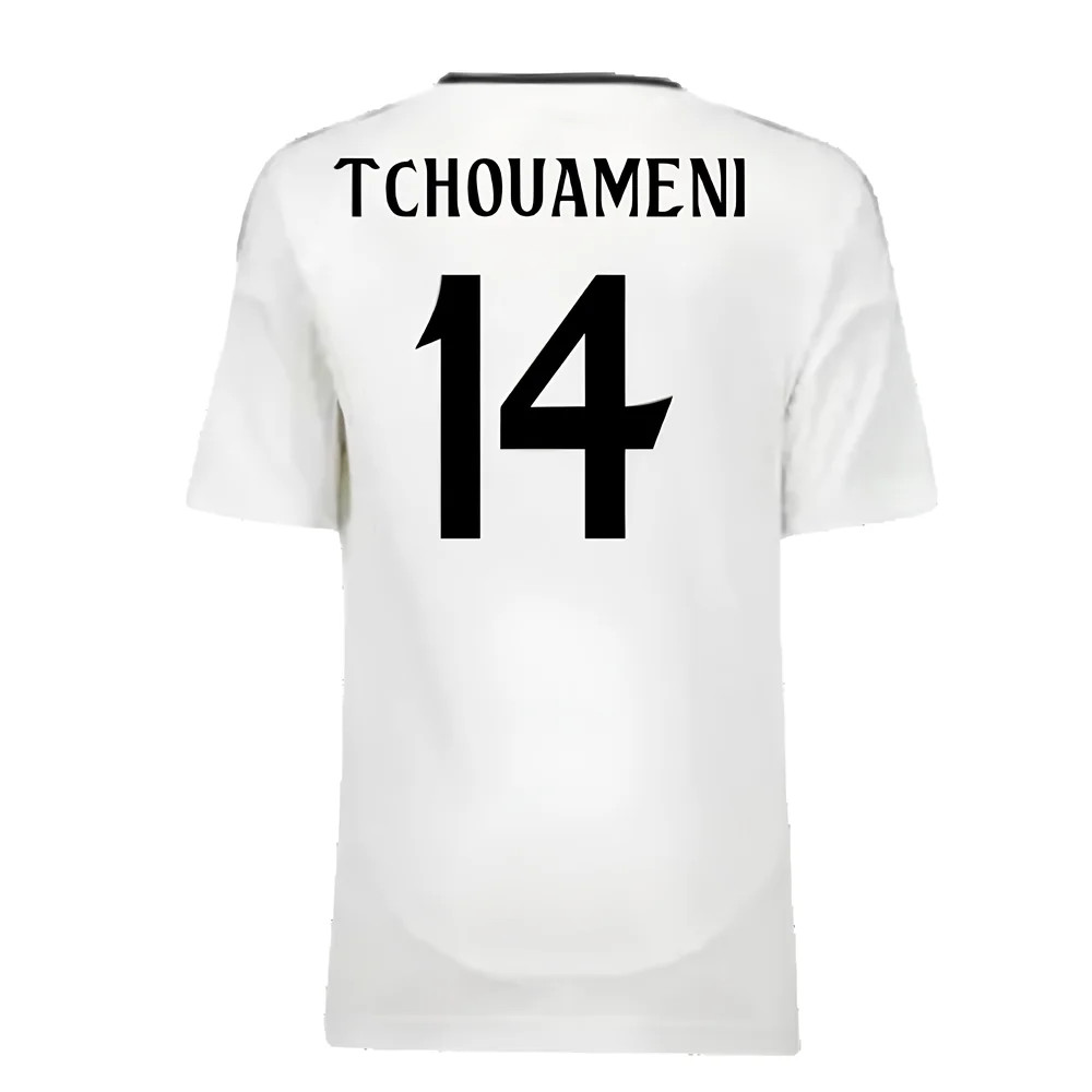 2024-2025 Real Madrid Home Mini Kit (Tchouameni 14)