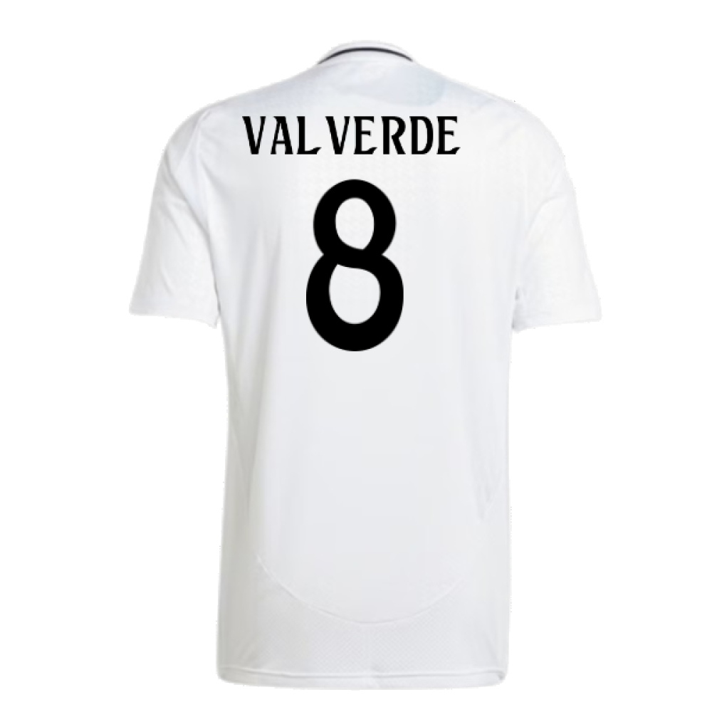 2024-2025 Real Madrid Home Shirt (Valverde 8)