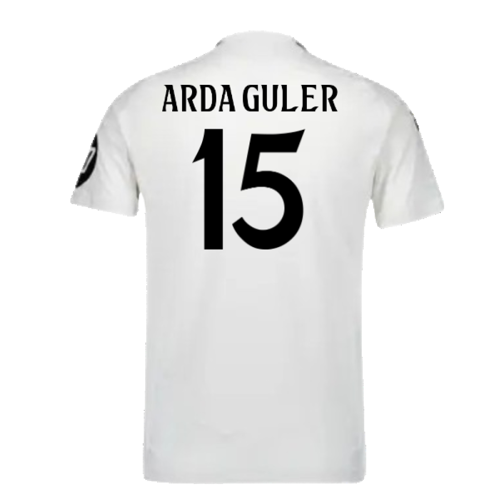 2024-2025 Real Madrid Authentic Home Shirt (Arda Guler 15)