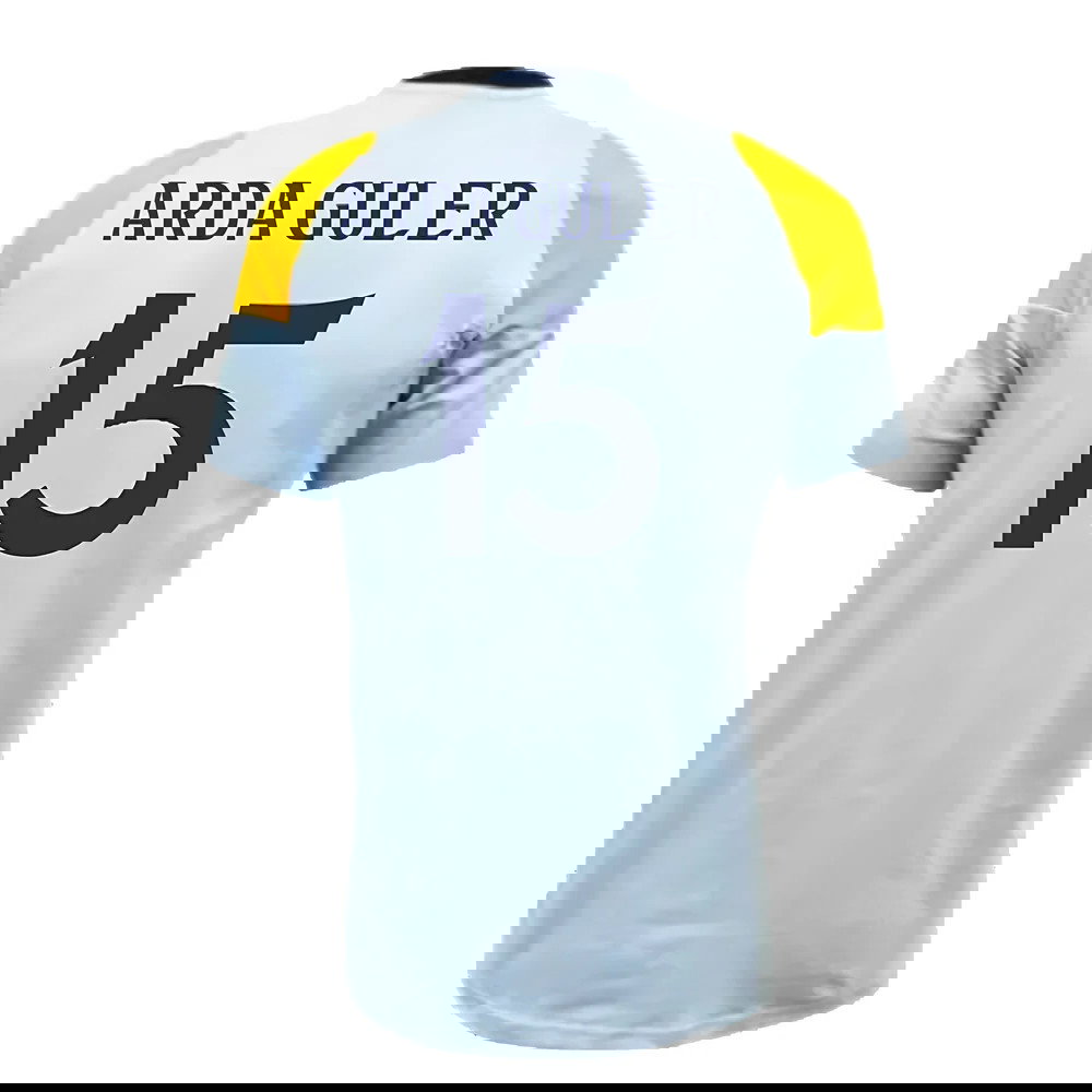 2024-2025 Real Madrid Training Tee (Glow Blue) (Arda Guler 15)