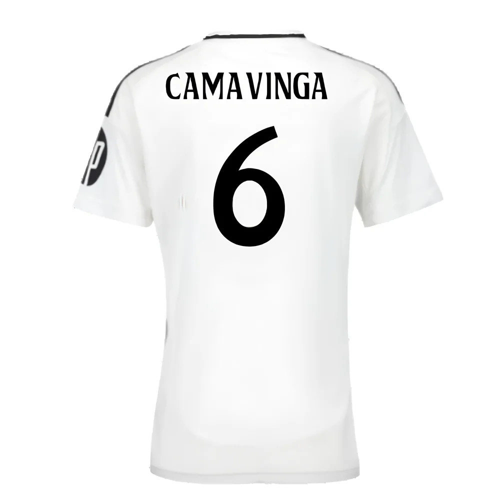 2024-2025 Real Madrid Home Shirt (Womens) (Camavinga 6)