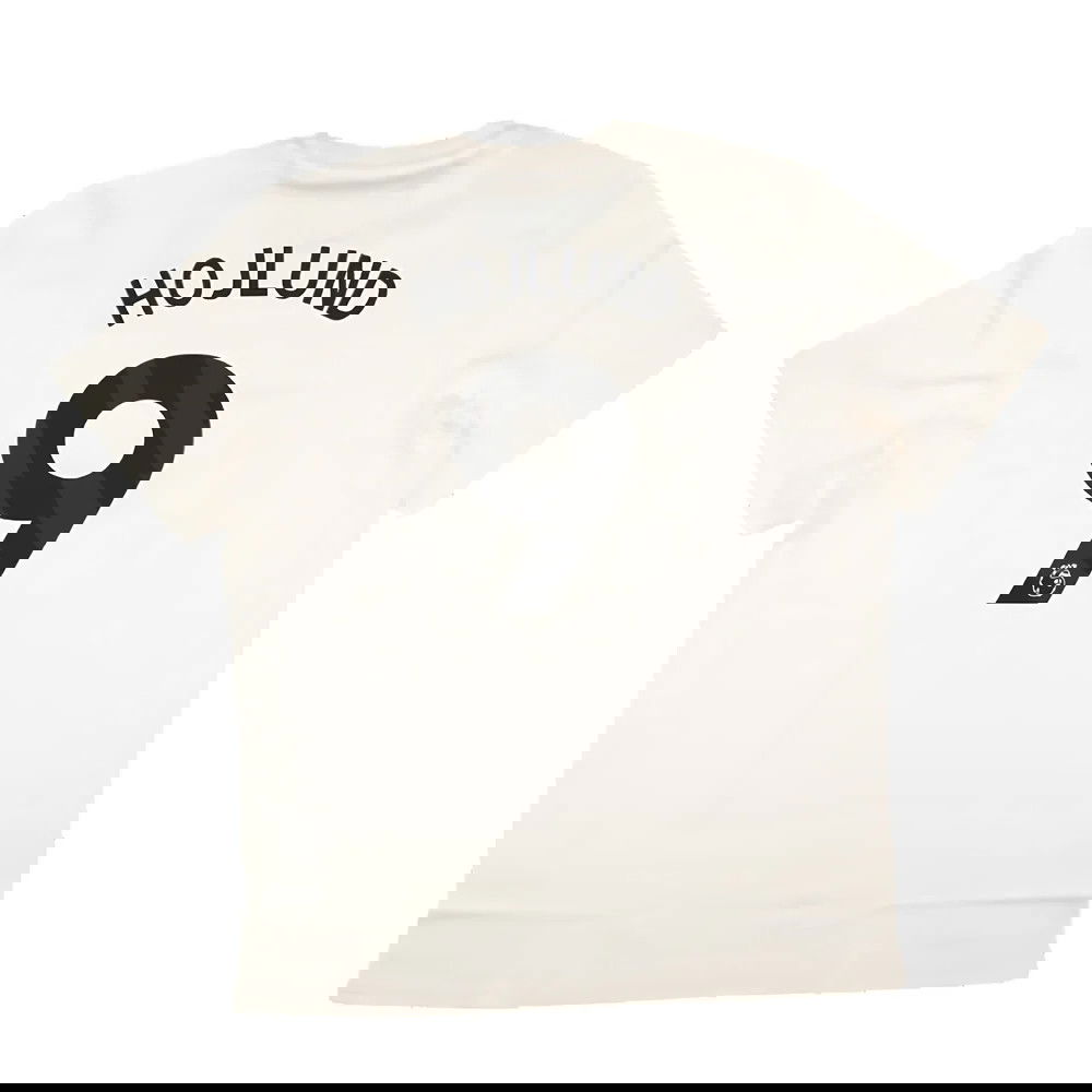 2024-2025 Man Utd SZN Graphic Tee (Cream White) (Hojlund 9)