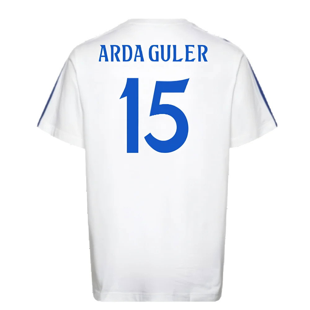 2024-2025 Real Madrid DNA Tee (White) (Arda Guler 15)