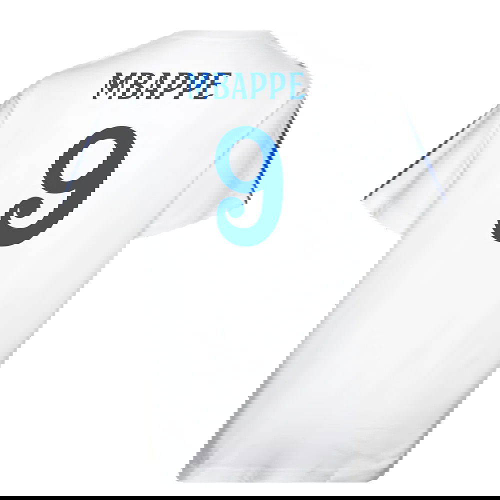 2024-2025 Real Madrid DNA Tee (White) (Mbappe 9)