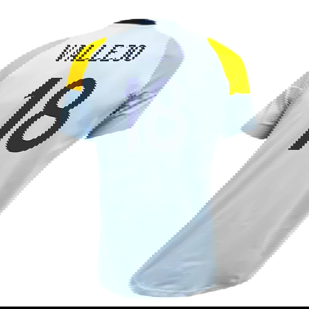 2024-2025 Real Madrid Training Tee (Glow Blue) (Vallejo 18)
