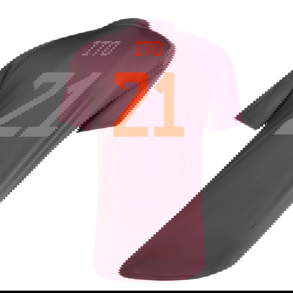 2024-2025 Bayern Munich Training Shirt (Shadow Maroon) (Ito 21)